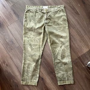 Current Elliot camo print chinos